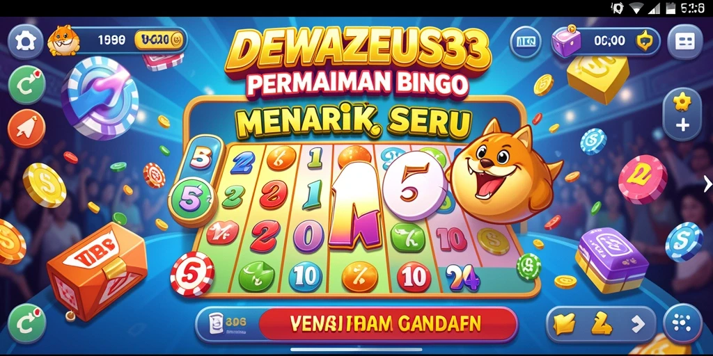 Tampilan menarik gameplay Bingo DEWAZEUS33 dengan interaksi pemain.