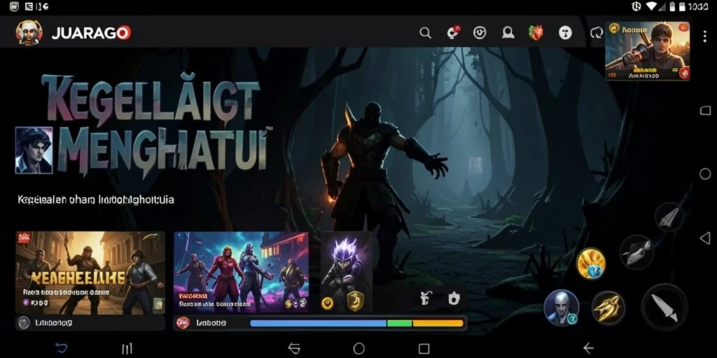 Tampilan menyeramkan dari gameplay JUARAGO yang mengintimidasi.