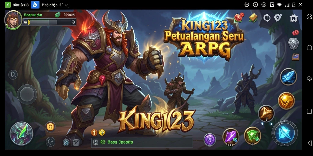 Tampilan gameplay KING123 yang mendebarkan dalam dunia ARPG.
