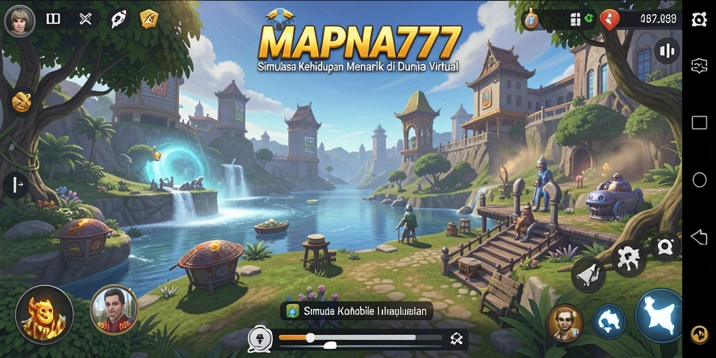 Tampilan gameplay <strong>MAPNA777</strong> yang menawan dan interaktif dalam simulasi kehidupan.