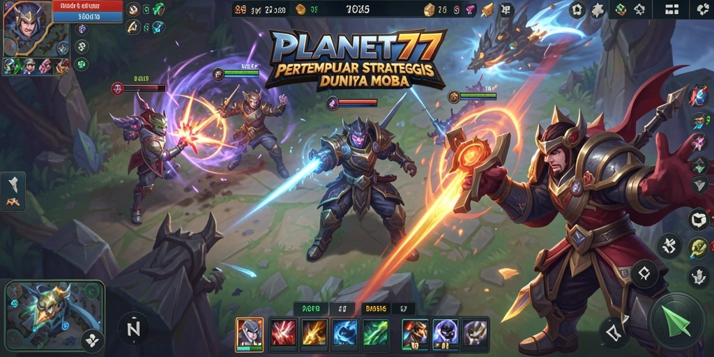 Screenshot utama PLANET77 menampilkan gameplay yang seru dan penuh aksi.