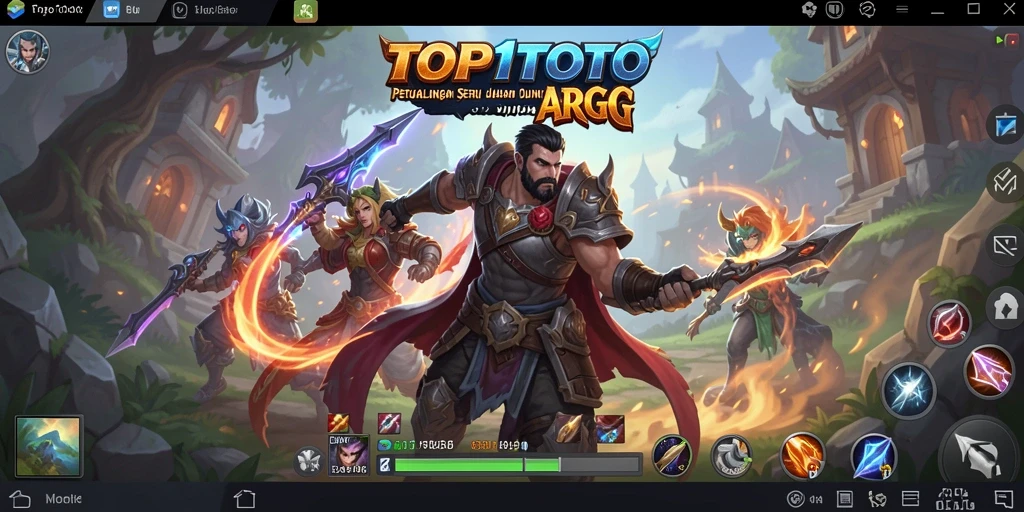 Gameplay seru di dunia fantasi TOP1TOTO yang memukau.