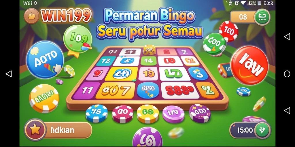 Screenshot gameplay Bingo di WIN199 dengan suasana kompetitif.
