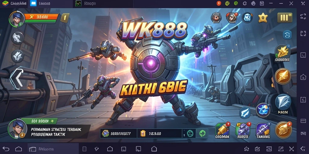 Tampilan gameplay <strong>WK888</strong> yang menegangkan dan penuh strategi.